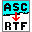 AscToRTF icon